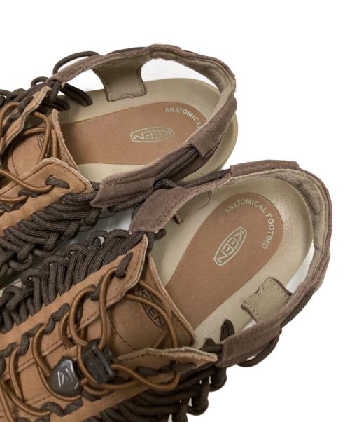 KEEN（キーン）KEEN (キーン) UNEEK サンダル ブラウン サイズ:27.0cmの古着・服飾アイテム