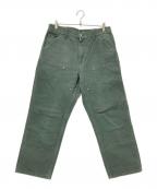 Carhartt WIPカーハート ワークインプログレス）の古着「ダブルニーペインターパンツ」｜グリーン