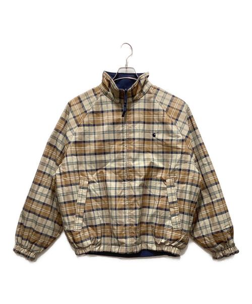 Carhartt WIP（カーハート ワーク イン プログレス）CARHARTT WIP (カーハート ワーク イン プログレス) Riversible Planer Jacket ベージュ×ネイビー サイズ:Ｍの古着・服飾アイテム
