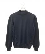 GRAN SASSOグランサッソ）の古着「モックネックニット」｜ブラック