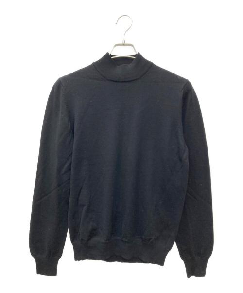 GRAN SASSO（グランサッソ）GRAN SASSO (グランサッソ) モックネックニット ブラック サイズ:48の古着・服飾アイテム