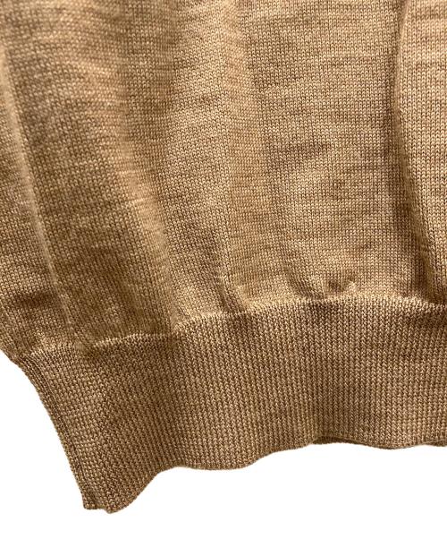 GRAN SASSO（グランサッソ）GRAN SASSO (グランサッソ) クルーネックニット ブラウン サイズ:48の古着・服飾アイテム