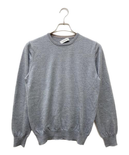 GRAN SASSO（グランサッソ）GRAN SASSO (グランサッソ) クルーネックニット グレー サイズ:48の古着・服飾アイテム