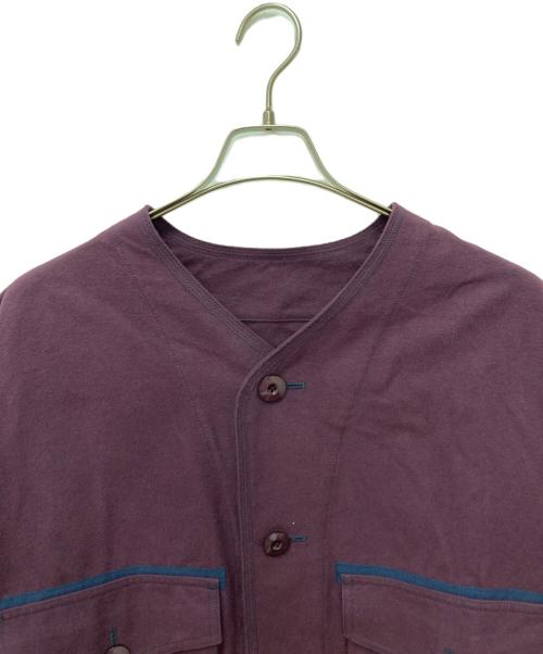 TOMORROW LAND（トゥモローランド）TOMORROW LAND (トゥモローランド) コットンモールスキン ライナーブルゾン パープル サイズ:Sの古着・服飾アイテム