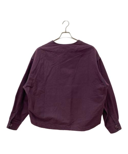 TOMORROW LAND（トゥモローランド）TOMORROW LAND (トゥモローランド) コットンモールスキン ライナーブルゾン パープル サイズ:Sの古着・服飾アイテム
