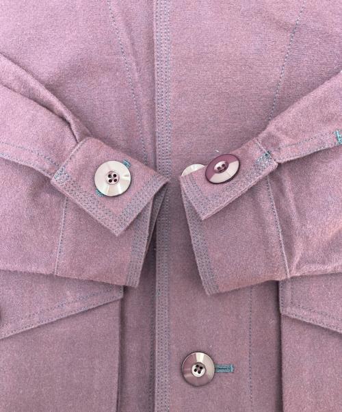 TOMORROW LAND（トゥモローランド）TOMORROW LAND (トゥモローランド) コットンモールスキン ライナーブルゾン パープル サイズ:Sの古着・服飾アイテム