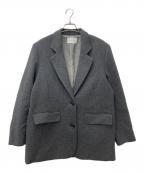 Adam et Ropeアダム エ ロペ）の古着「ボンディングオーバージャケットコート」｜グレー