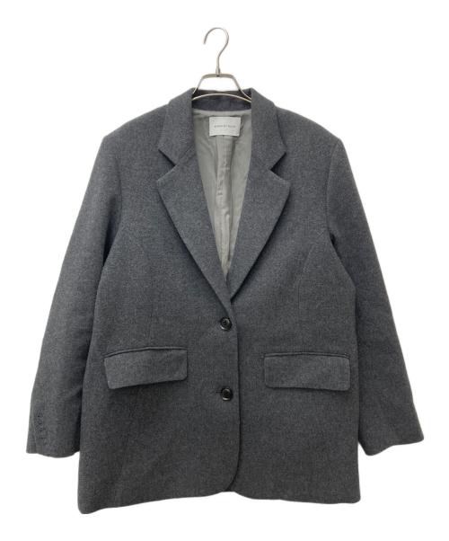 Adam et Rope（アダム エ ロペ）Adam et Rope (アダム エ ロペ) ボンディングオーバージャケットコート グレー サイズ:36の古着・服飾アイテム