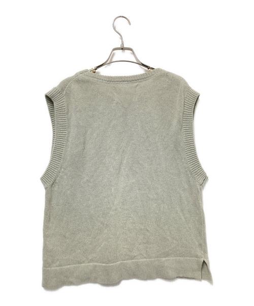 MHL（エムエイチエル）MHL (エムエイチエル) ニットベスト グリーン サイズ:2の古着・服飾アイテム