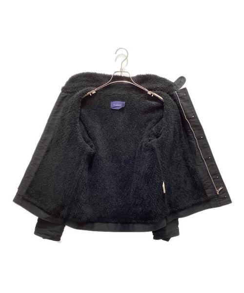 JohnUNDERCOVER（ジョンアンダーカバー）JohnUNDERCOVER (ジョンアンダーカバー) フラワープリントデッキジャケット ブラック サイズ:２の古着・服飾アイテム