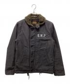 COOTIE PRODUCTIONSクーティープロダクツ）の古着「N-1 デッキジャケット」｜ブラック