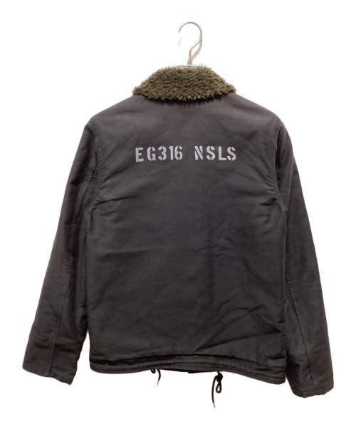 COOTIE PRODUCTIONS（クーティープロダクツ）COOTIE PRODUCTIONS (クーティープロダクツ) N-1 デッキジャケット ブラック サイズ:Lの古着・服飾アイテム