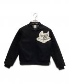 SUNSEA×SKOLOCTサンシー×スコロクト）の古着「スタジアムジャンパー」｜ブラック