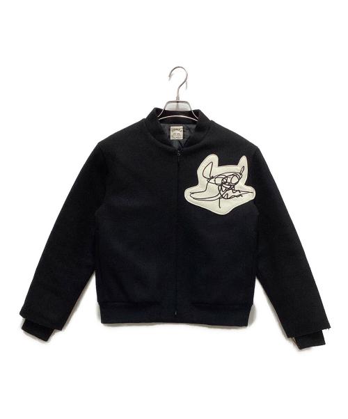 SUNSEA（サンシー）SUNSEA (サンシー) SKOLOCT (スコロクト) スタジアムジャンパー ブラック サイズ:1の古着・服飾アイテム