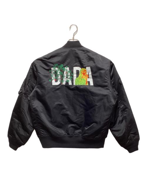 CHRISTIAN DADA（クリスチャンダダ）CHRISTIAN DADA (クリスチャンダダ) DADA Logo Embroidery Bomber Jacket ブラック サイズ:50の古着・服飾アイテム