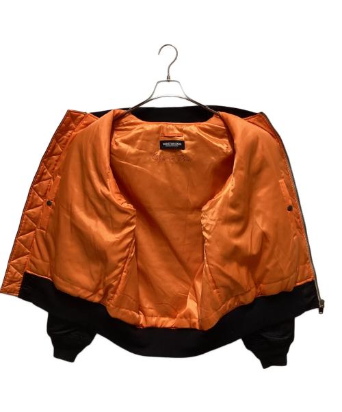 CHRISTIAN DADA（クリスチャンダダ）CHRISTIAN DADA (クリスチャンダダ) DADA Logo Embroidery Bomber Jacket ブラック サイズ:50の古着・服飾アイテム