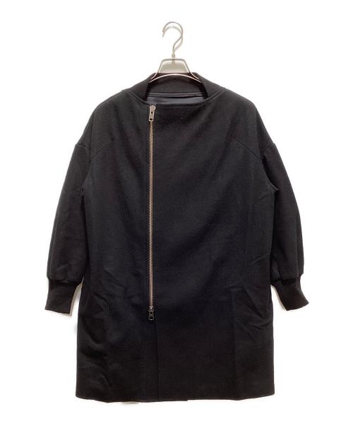 REGULATION Yohji Yamamoto（レギュレーションヨウジヤマモト）REGULATION Yohji Yamamoto (レギュレーションヨウジヤマモト) ジップアップコート ブラック サイズ:１の古着・服飾アイテム