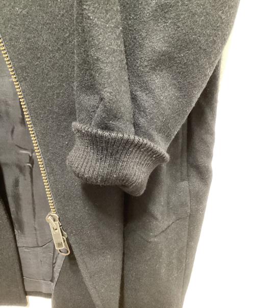 REGULATION Yohji Yamamoto（レギュレーションヨウジヤマモト）REGULATION Yohji Yamamoto (レギュレーションヨウジヤマモト) ジップアップコート ブラック サイズ:１の古着・服飾アイテム