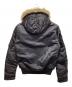 Hysteric Glamour (ヒステリックグラマー) プリマロフトエアフォースワッペン付フーデッドブルゾン ブラック サイズ:S：18000円