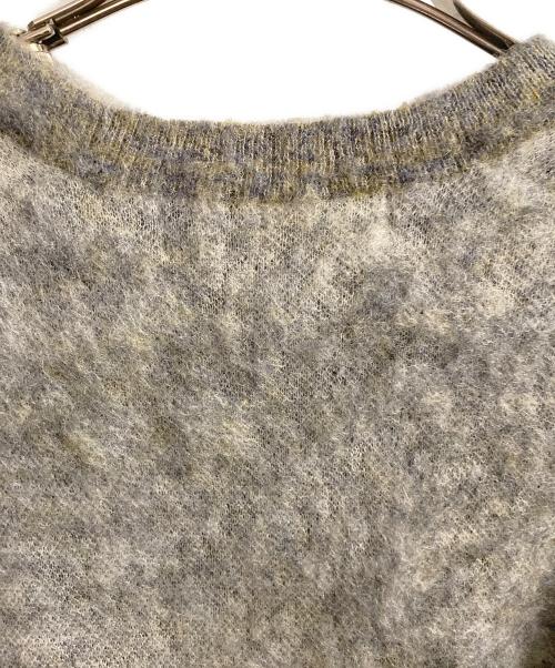 COMME des GARCONS HOMME PLUS（コムデギャルソンオムプリュス）COMME des GARCONS HOMME PLUS (コムデギャルソンオムプリュス) ロゴ モヘアセーター グレー サイズ:Ｍの古着・服飾アイテム