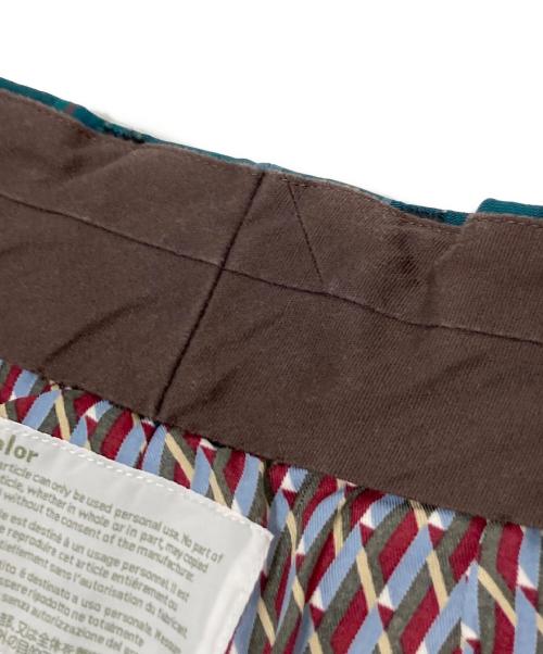 KOLOR（カラー）KOLOR (カラー) レイヤードパンツ グリーン サイズ:4の古着・服飾アイテム