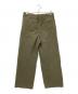 SUNSEA (サンシー) SOUND COTTON WIDE PANTS カーキ サイズ:1：8000円
