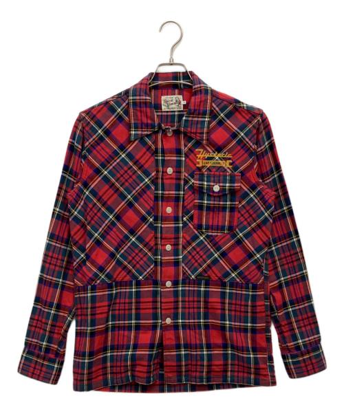 Hysteric Glamour（ヒステリックグラマー）Hysteric Glamour (ヒステリックグラマー) ネルシャツ レッド サイズ:Sの古着・服飾アイテム