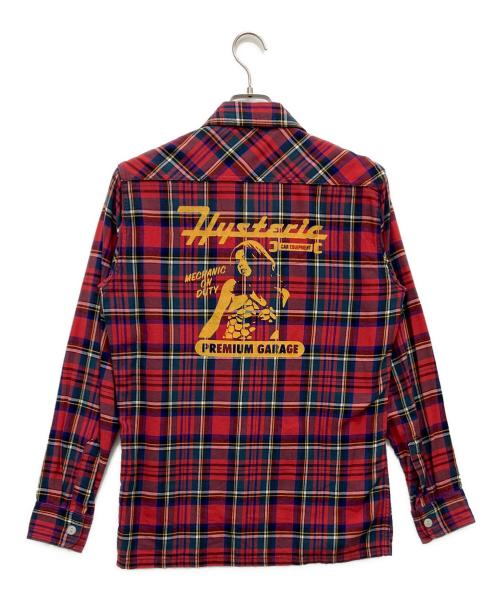 Hysteric Glamour（ヒステリックグラマー）Hysteric Glamour (ヒステリックグラマー) ネルシャツ レッド サイズ:Sの古着・服飾アイテム