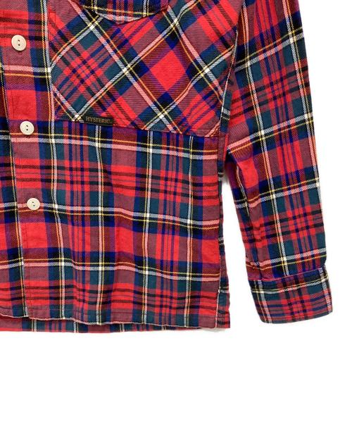 Hysteric Glamour（ヒステリックグラマー）Hysteric Glamour (ヒステリックグラマー) ネルシャツ レッド サイズ:Sの古着・服飾アイテム