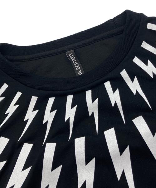 NEIL BARRETT（ニールバレット）NEIL BARRETT (ニールバレット) サンダーボルト サイドジップスウェット ブラック サイズ:Sの古着・服飾アイテム