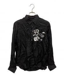 BLACK COMME des GARCONS（ブラックコムデギャルソン）の古着「キュプラシャツ」｜ブラック
