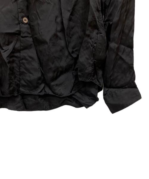 BLACK COMME des GARCONS（ブラックコムデギャルソン）BLACK COMME des GARCONS (ブラックコムデギャルソン) キュプラシャツ ブラック サイズ:Sの古着・服飾アイテム