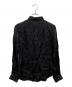 BLACK COMME des GARCONS (ブラックコムデギャルソン) キュプラシャツ ブラック サイズ:S：12000円