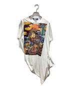 JUNYA WATANABE MANジュンヤワタナベマン）の古着「変形プリントTシャツ」｜ホワイト