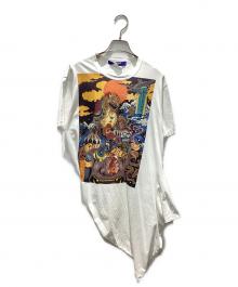 JUNYA WATANABE MAN（ジュンヤワタナベマン）の古着「変形プリントTシャツ」｜ホワイト