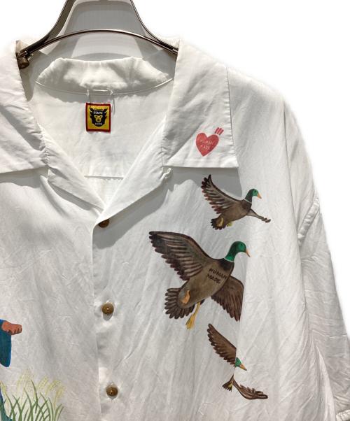 HUMAN MADE（ヒューマンメイド）HUMAN MADE (ヒューマンメイド) UNITED ARROWS & SONS (ユナイテッドアローズ＆サンズ) YOKOSUKA SHIRT ホワイト サイズ:XLの古着・服飾アイテム