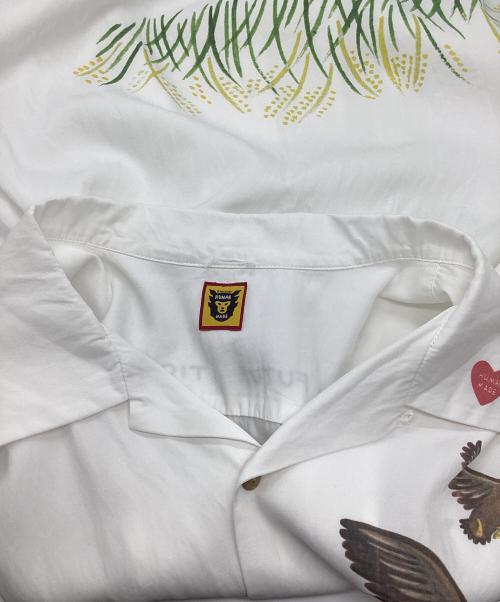 HUMAN MADE（ヒューマンメイド）HUMAN MADE (ヒューマンメイド) UNITED ARROWS & SONS (ユナイテッドアローズ＆サンズ) YOKOSUKA SHIRT ホワイト サイズ:XLの古着・服飾アイテム