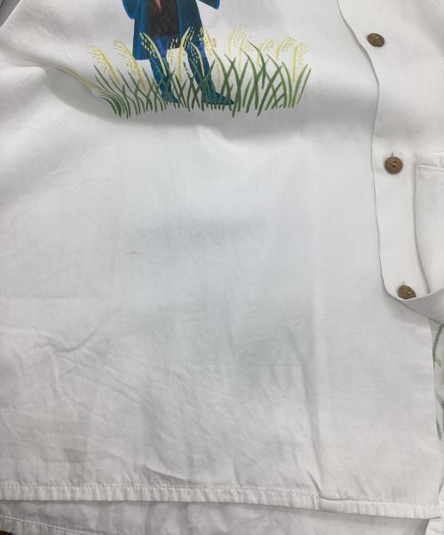 HUMAN MADE（ヒューマンメイド）HUMAN MADE (ヒューマンメイド) UNITED ARROWS & SONS (ユナイテッドアローズ＆サンズ) YOKOSUKA SHIRT ホワイト サイズ:XLの古着・服飾アイテム