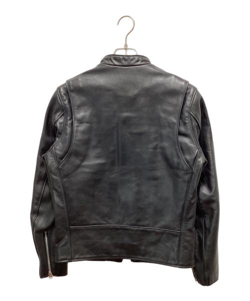 Schott（ショット）Schott (ショット) シングルライダースジャケット ブラック サイズ:36の古着・服飾アイテム