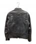 Schott (ショット) シングルライダースジャケット ブラック サイズ:36：40000円