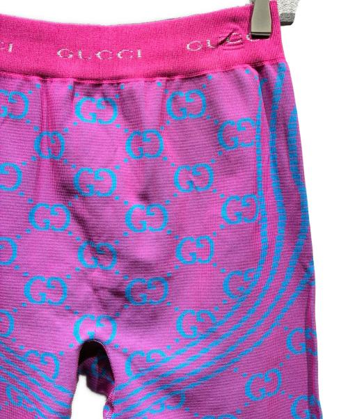 GUCCI（グッチ）GUCCI (グッチ) レギンスパンツ パープル×ブルー サイズ:Mの古着・服飾アイテム