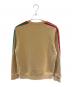 GUCCI (グッチ) adidas (アディダス) サイドラインクルーネックスウェット ベージュ サイズ:XS：70000円
