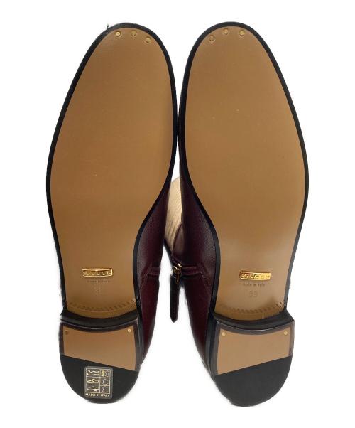 GUCCI（グッチ）GUCCI (グッチ) ロングブーツ ボルドー サイズ:38の古着・服飾アイテム