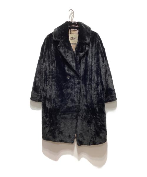 HERNO（ヘルノ）HERNO (ヘルノ) エコファーコート ブラック サイズ:38の古着・服飾アイテム