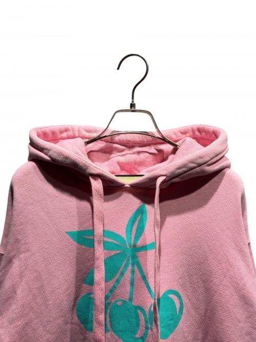GUCCI（グッチ）GUCCI (グッチ) JERSEY COTTON HOODIE ピンク サイズ:XSの古着・服飾アイテム