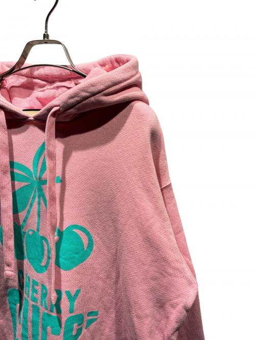 GUCCI（グッチ）GUCCI (グッチ) JERSEY COTTON HOODIE ピンク サイズ:XSの古着・服飾アイテム
