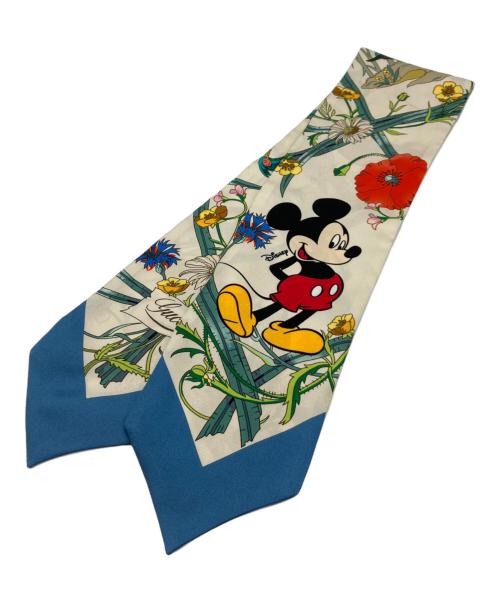 GUCCI（グッチ）GUCCI (グッチ) DISNEY (ディズニー) ネックボウ ホワイト×ブルーの古着・服飾アイテム