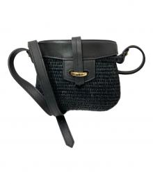 KHOKHO（コーコー）の古着「バスケットショルダーバッグ」｜ブラック