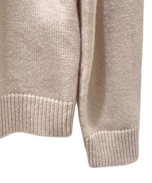 'S Max Mara（エスマックスマーラ）'S Max Mara (エスマックスマーラ) ビジューロゴカシミヤニット ピンク サイズ:XSの古着・服飾アイテム