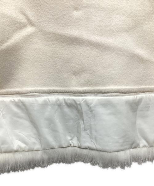 uBig（ユービッグ）uBig (ユービッグ) ファージャケット アイボリー サイズ:Sの古着・服飾アイテム